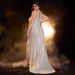 Women's Clothing Plus Size Women's Clothing New Solid Color Sling Temperament Elegant Fashion Sequin Long Banquet Dress_ecoleips.com