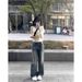 A Gentle, Autumnal-Style Winter Top In Korean Design: A Women's Long-Sleeved Base Shirt With A Round Neck And Made Of So_ecoleips.com