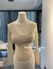 Korean Style Women's Long Sleeve T-Shirt Slightly Sheer V Neck Fitted Waist Autumn Top Irregular Design from Dongdaemun in Stock_ecoleips.com