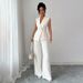 Women's Stylish Sleeveless Two Piece Set European American Straight Leg Pants Import Foreign Trade_ecoleips.com