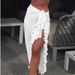 Women's Clothing Outdoor Sun Protection Beach Skirt Chiffon Skirt Lace Hot Style Tassel_ecoleips.com