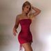 European And American Style Cross-Border Women's Tight-Fitting Solid Color Bodycon Strap Dress Summer Trendy Hot_ecoleips.com
