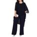 Women's Clothing Women's Loose Casual Chiffon 2 Piece Set Top Bottoms Solid Color Style Clothing For Formal & Casual_ecoleips.com