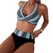 "Polka Dot Bikini Set - Sexy Two-Piece Swimsuit For Women, Retro-Inspired Beach & Resort Wear"_ecoleips.com