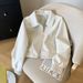 Women's Clothing Chic Retro High-End Motorcycle Jacket Collared Zip Up Leather Coat For Petite Women Long Sleeve For Formal & Casual_ecoleips.com