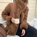 Fur Jacket Women's Winter 2025 New Suede Splicing Tuscan Fur Integrated Fur Coat_ecoleips.com
