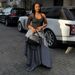 Women's Clothing Summer New Style High Waisted Slimming Striped A Line Skirt Elegant Long Irregular Bottoms_ecoleips.com