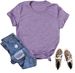 Solid Color Blank Loose Large Size T-shirt Short Sleeve_ecoleips.com