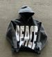 Streetwear Hoodie With 3D Letter Print - Unisex Oversized Pullover Sweatshirt For Men & Women, Casual Long Sleeve Hooded Top In Rose & Grey_ecoleips.com
