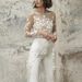 Women's Clothing Perspective Long Sleeve Lace Jumpsuit Windbreaker Two New_ecoleips.com