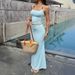 Y2K Knitted Halter Top & Beaded Skirt Set - Retro 2000s Two-Piece Outfit For Women, Summer Festival & Party Wear_ecoleips.com