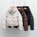 girl Girl Girl Pinghu Chixin 90 National Standard For Women, Solid Color, Thickened, Winter Short Style, Duck Down, New Down Jacket_ecoleips.com