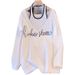 Plus Size Women's 2-Piece Outfit – Oversized Cropped Hoodie & Halter Top Set (Grey/White, Up To 4XL)_ecoleips.com