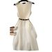Women's French Style White Dress - Summer Slim Fit Casual Elegant Midi Dress (High-End Quality)_ecoleips.com