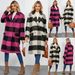 Premium Double-Faced Wool Coat - Long Plaid Trench Coat With Notched Lapel, Winter Elegant Overcoat For Women_ecoleips.com