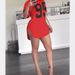Women's Round Neck Short Sleeve T-Shirt With Graphic Number Print & Side Slits, Comfortable Stretch Fit, Multiple Colors Available_ecoleips.com