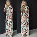 Summer New Long Sleeved Maxi Dress European And American Style Printed Full Skirt for Women Best Selling on Amazon AliExpress eBay_ecoleips.com