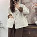 girl Foreign Trade Big Brand Women's Retro Jacquard Short Coat Winter Chinese Style Buttoned Jacket Warm Ice Clothing_ecoleips.com