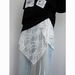 K Irregular New Lace Temperament Yarn Skirt Fart Curtain Versatile Strap Design Apron Skirt_ecoleips.com