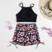 Verve Women Sexy Bikini Print Backless Two-Piece Swimsuit_ecoleips.com