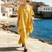 Women's Casual V Neck Short Sleeve Top And Long Skirt Set Multi Color Cotton Blend New_ecoleips.com
