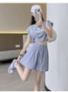 K Short Shorts For Women, New High Waisted Wide Leg Mid Length Pants, Loose Casual Cropped Pants_ecoleips.com