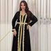 Women's Clothing Long Sleeved Two Piece Arab Dubai Robe_ecoleips.com