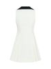 K High-end Slim-fit Evening Gown With A Large Collar, Metal Buttons, Sleeveless Design, Waist-cinching, And Slimming Effect For A Noblewoman's Style_ecoleips.com