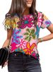 EVALESS Womens Casual Polka Dot Tops Crewneck Short Sleeve T Shirts Fashion Outfits 2026 Spring Summer Shirts_ecoleips.com