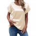 Summer Fashion Supply: Ol-Style Color T-Shirts With Round Neck And Straight-Cut Design, Available In One-Stop Source._ecoleips.com