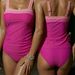 High-Waisted Women's Swimwear Top Modest Square Neck Tummy Control Bikini Top Breathable Nylon And Spandex Blend_ecoleips.com