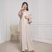 Verve Women's Robe Embroidered Muslim Clothing Cardigan Long Dress Batwing Sleeve_ecoleips.com