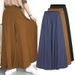 K Loose Oversized Elastic Waist Wide Leg Pants With Large Swing Beach Casual Pants_ecoleips.com
