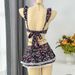 Floral Ruffled Spaghetti Strap Two Piece Swimsuit Bikini European American Style for Women Beach Vacation Casual Summer Top Bottom Separate_ecoleips.com