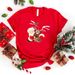 European And American Cross-border Foreign Trade Women's Clothing Christmas Merry Round Neck Printed Ladies Short Sleeve_ecoleips.com
