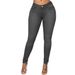 Aria Basics Autumn Cross-Border European And American Style Fashion Black High Elasticity Slim Fit Plus Size Hip-Lifting Women's_ecoleips.com