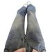 Women's Sparkly Rhinestone Embellished Denim Jeans Fleece Lined Slimming Wide Leg Plus Size Straight Leg Pants_ecoleips.com