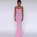 New Dresses 2025 Woman Fashion Summer One Shoulder Backless Slim Package Hip Sexy Elegant Skirt_ecoleips.com
