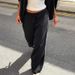 2025 Autumn New Fashion Casual Loose Drawstring Waist Solid Color Long Pants Wholesale_ecoleips.com