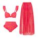 Verve Qiaojia New Three-Piece Bikini Swimsuit For Women Russia KaльHИK_ecoleips.com