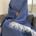 Fashion Women's Batwing Sleeve Feather Patchwork Dress_ecoleips.com