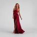 Elegant Backless Bodycon Dress With Waist Tie - Sexy Slim Fit Long Formal Gown For Women - Red_ecoleips.com