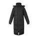 "Oversized Knee-Length Puffer Coat For Women – Warm Winter Jacket With Hood (Black/White/Pink, S-2XL)"_ecoleips.com