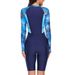 Women's Full-Body Zip-Up Wetsuit – Slim Fit Surfing & Swimwear (Navy Blue, S-2xl) Breathable & Quick-Dry_ecoleips.com