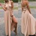 Women's Versatile Multi-Way Cross Back Strappy Bandage Maxi Dress – Sexy Club Evening Gown_ecoleips.com