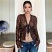 Trendy Women's 2024 Summer New Fashion Sexy Mesh Sheer Cardigan Tie T-Shirt Wholesale_ecoleips.com