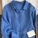 French Linen Shirt For Women - Summer Lightweight Loose Fit Long Sleeve Boho Chic Cotton Linen Top_ecoleips.com