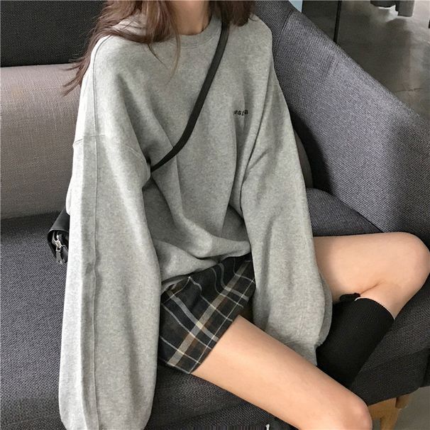Manufacturer's Women's Sweatshirt Spring Autumn, Stylish And Youthful, Loose Casual Top Students, Oversized Jacket,_ecoleips.com