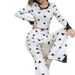Cross-Border European And American Summer New Home Wear Rolled Edge Heart Sleeve Pajamas For Women, Wearable Outside_ecoleips.com