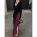Elegant Socialite High-End Long Sleeve Shirt For Women Fashion Sweet Spicy Girl Top And Skirt Commuting Set_ecoleips.com